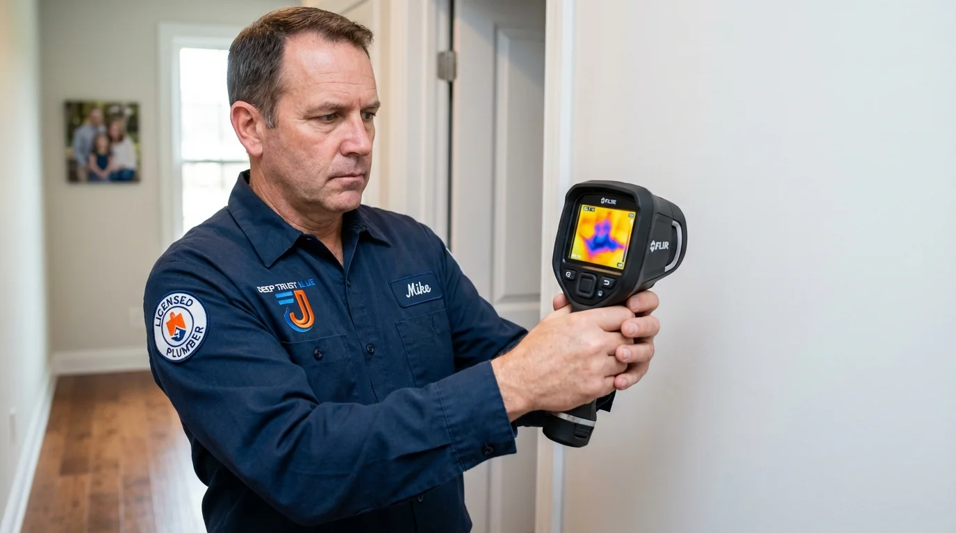 Thermal imaging leak detection by Johns Plumbing LLC in Marshville
